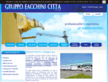 Tablet Screenshot of gruppofacchinirimini.it